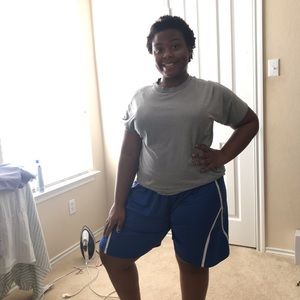 Blue Nike Basketball shorts